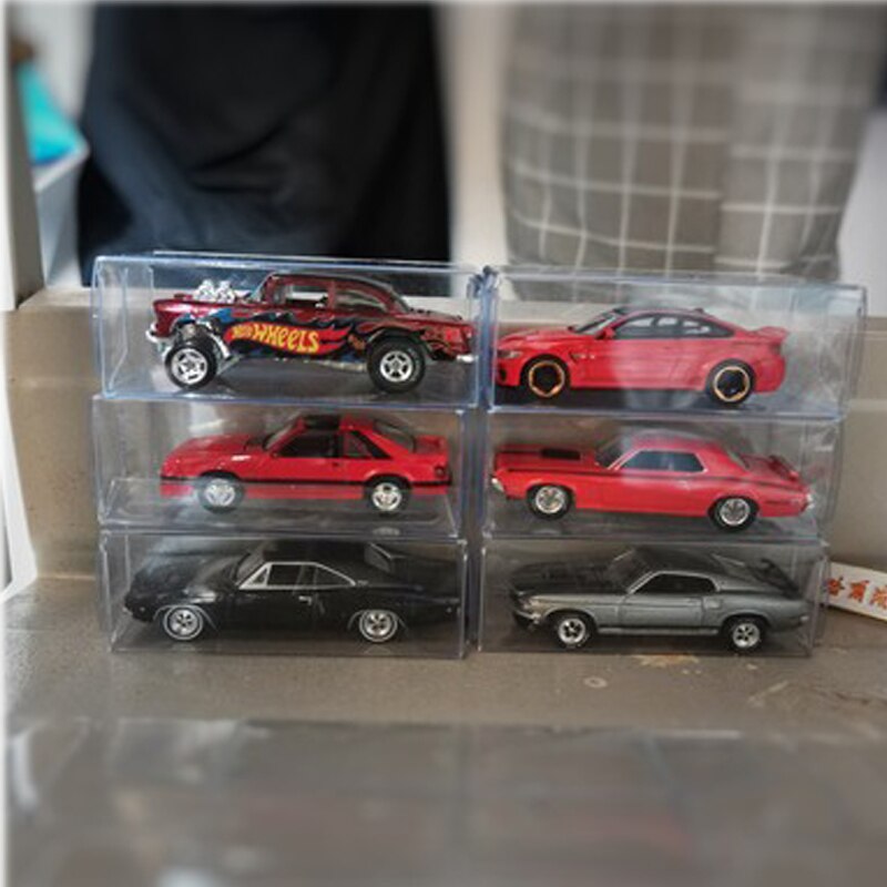 Ruitroliker 10 stück durchsichtige kunststoff-schutzhülle für spielzeugräder und 1:64-