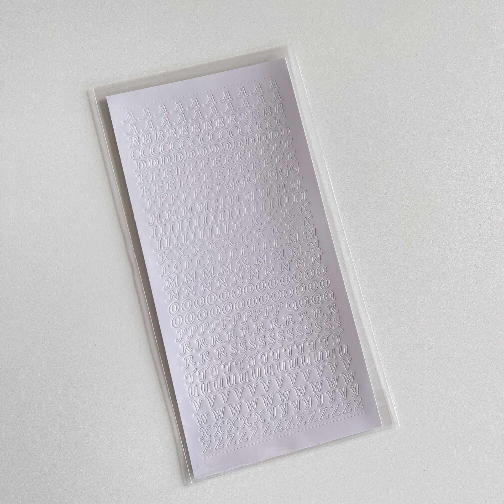 Pegatinas de letras y números para Álbum de tarjetas de Idol DIY, pegatina de diario de Scrapbooking bronce de oro y plata, papelería coreana, 1 hoja: Morado