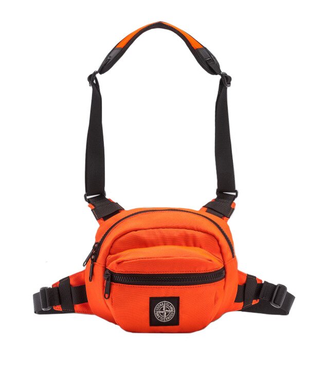 neue Europäische und Amerikanischen Stil, Orange herren Gürtel Tasche Orange Brust Tasche Kleine Schulter Tasche Insel: Orange