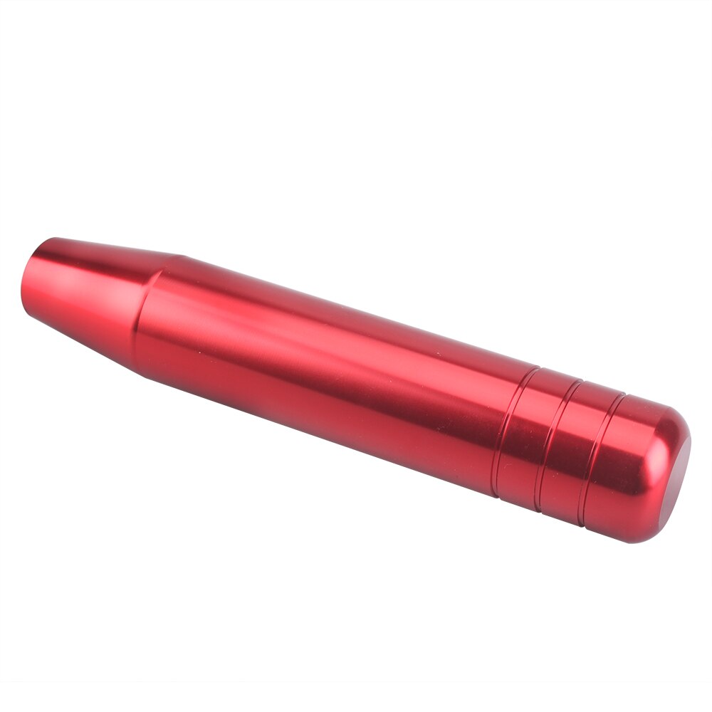 Universal 18cm- längd manuell växelspaksknopp aluminiumlegering racing automatisk anpassad mugen växelknopp med 3 adaptrar