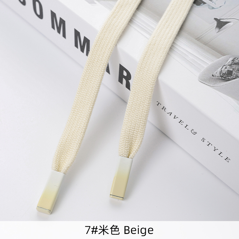 Tapones planos de algodón con capucha de 12mm, cordones gordos, cordón retorcido, pantalones, cuerda, cordón de repuesto, accesorios de costura DIY: Latón envejecido