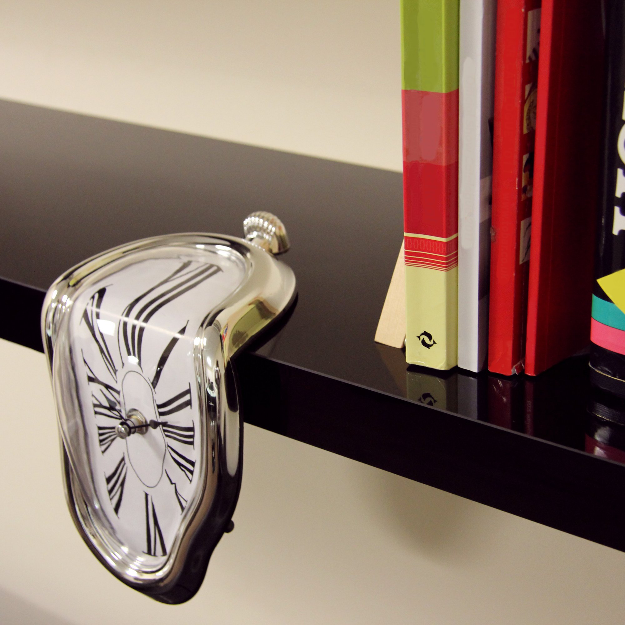 Nordic Surrealist Melting clock Art Wall Clock 3D DIY Hanging Wall Clocks Silent Slock Home Decor Wall Watches