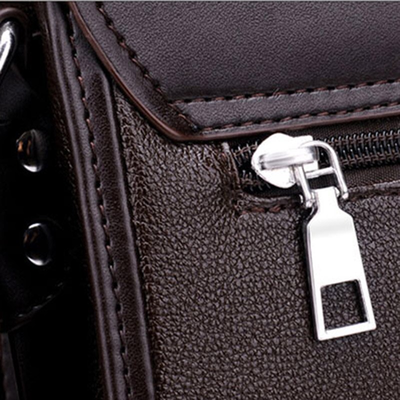 PU Leer Mannen Aktetas mannen Messenger Bag Mannelijke Laptop Tas Zakelijke Mode Grote Capaciteit Schoudertassen Reizen tas