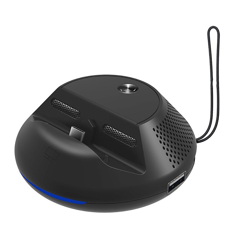 Station de support de Base de Dock de TV de Type C de convertisseur portatif de HDMI de refroidissement circulaire pour le commutateur de Nintendo noir: Default Title