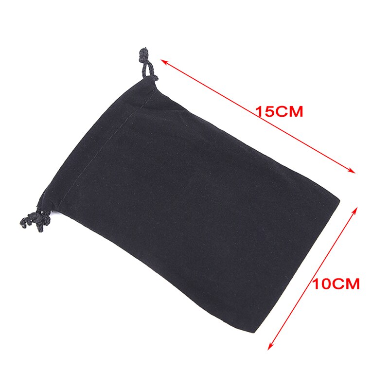 1PCS Black Discreet Storage Bags Drawstring Bag Hidden Pouch Special Secret Storage Cover: 2