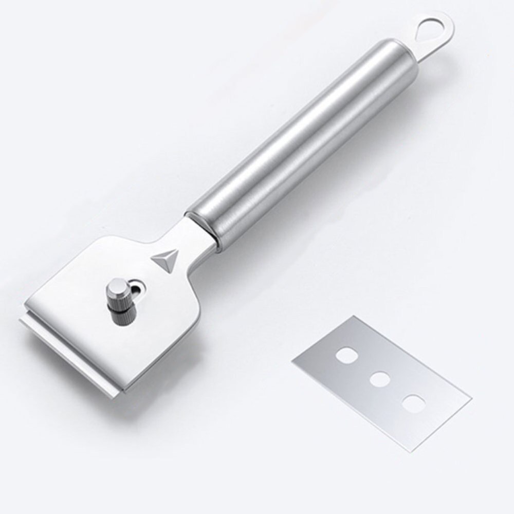 Glass Wall Putty Scraper Cleaning Scraper Kitchen Cleaning Shovel with 4pcs Blades