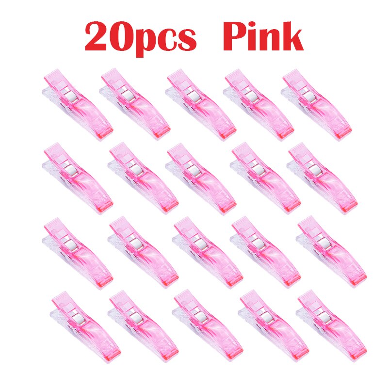Clips de costura para manualidades, suministro de plástico mezclado para oficina y hogar, soporte para Patchwork, DIY