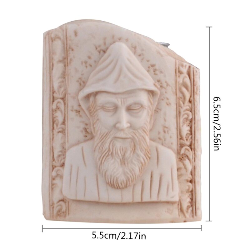 Mini Sculpture du Christ jésus, Statue en résine, faite à la main, innovante, croix d'ange, moules artisanaux en résine, décor religieux pour la maison