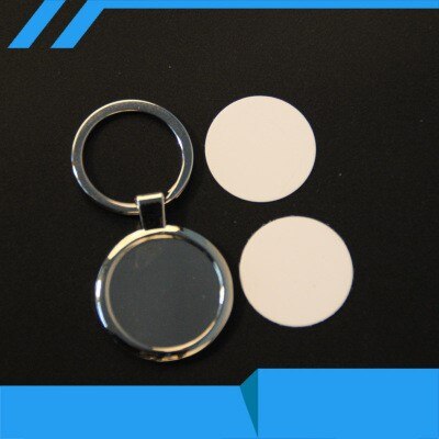 10 stuks/partijen blanco metalen sleutelhangers sleutelhangers flesopener tags diy printen sublimatie inkt transfer beide kanten kunnen printen: 03