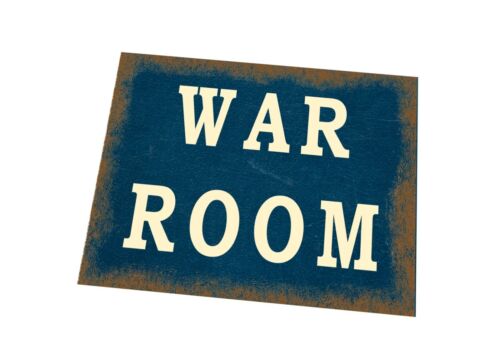 WW2 War Room Vintage Style Metal Sign Churchill War Room Metal Sign