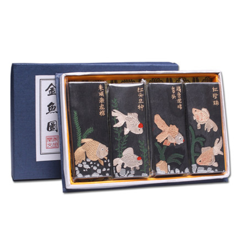 Chinese Ink Stick Set Chinese Calligraphy Traditional Painting Solid Ink Block Ink Grinding Sticks Art Calligraphy Supplies