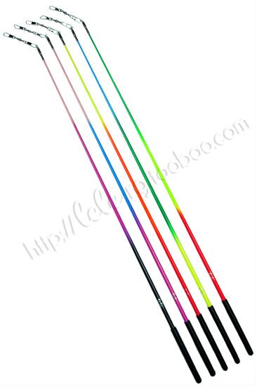 Gymnastiek Ritmische sticks met drie kleuren