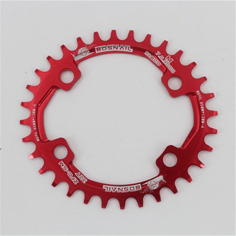 SNAIL MTB Bike Chainring Round Oval For Shimano M7000/8000/9000 32/34/36/38T 96BCD Narrow Wide Tooth Plate