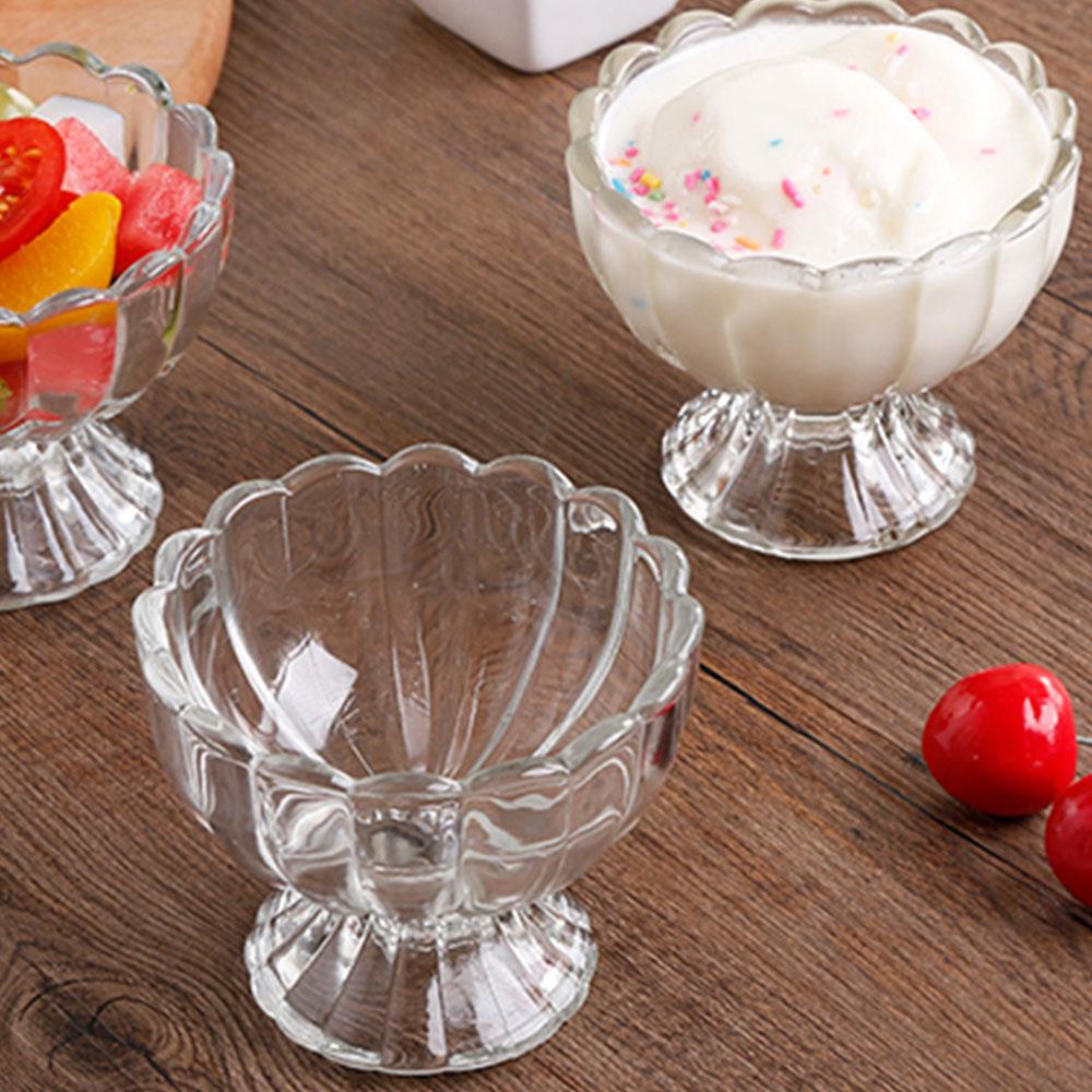 Home Cafe Resaurant Transparent Ice Cream Beverages Drinking Milkshake Cup Glass