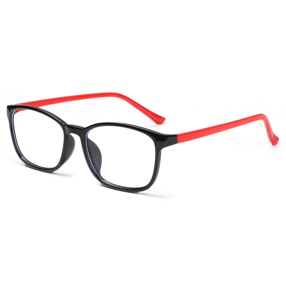 Lunettes Anti-lumière bleue pour enfants, lunettes pour garçons et filles, cours en ligne, Protection des yeux, ordinateur, monture Ultra légère, confortables: red
