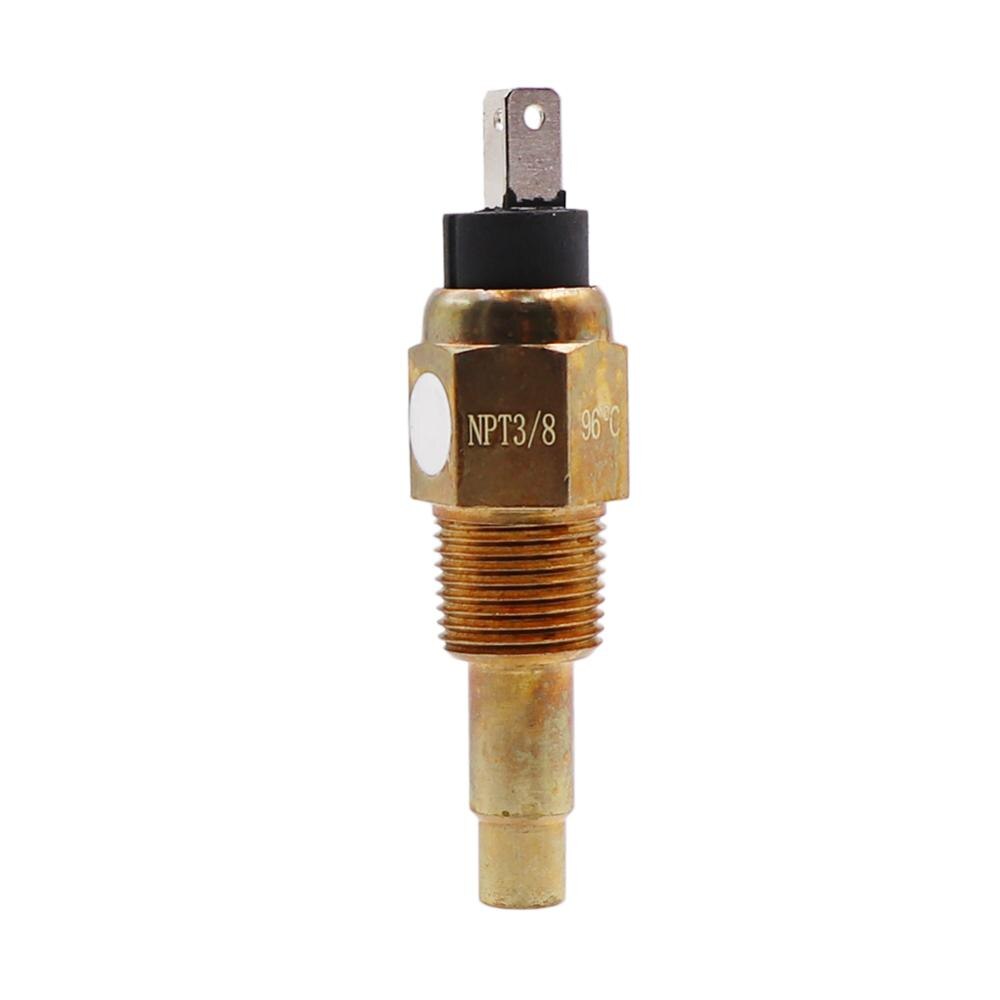Oil Temperature Sensor NPT-3/8 Sender For Oil Temp Gauges with Temp Alarm 96 degree For Electrical Truck Marine Engine: Default Title