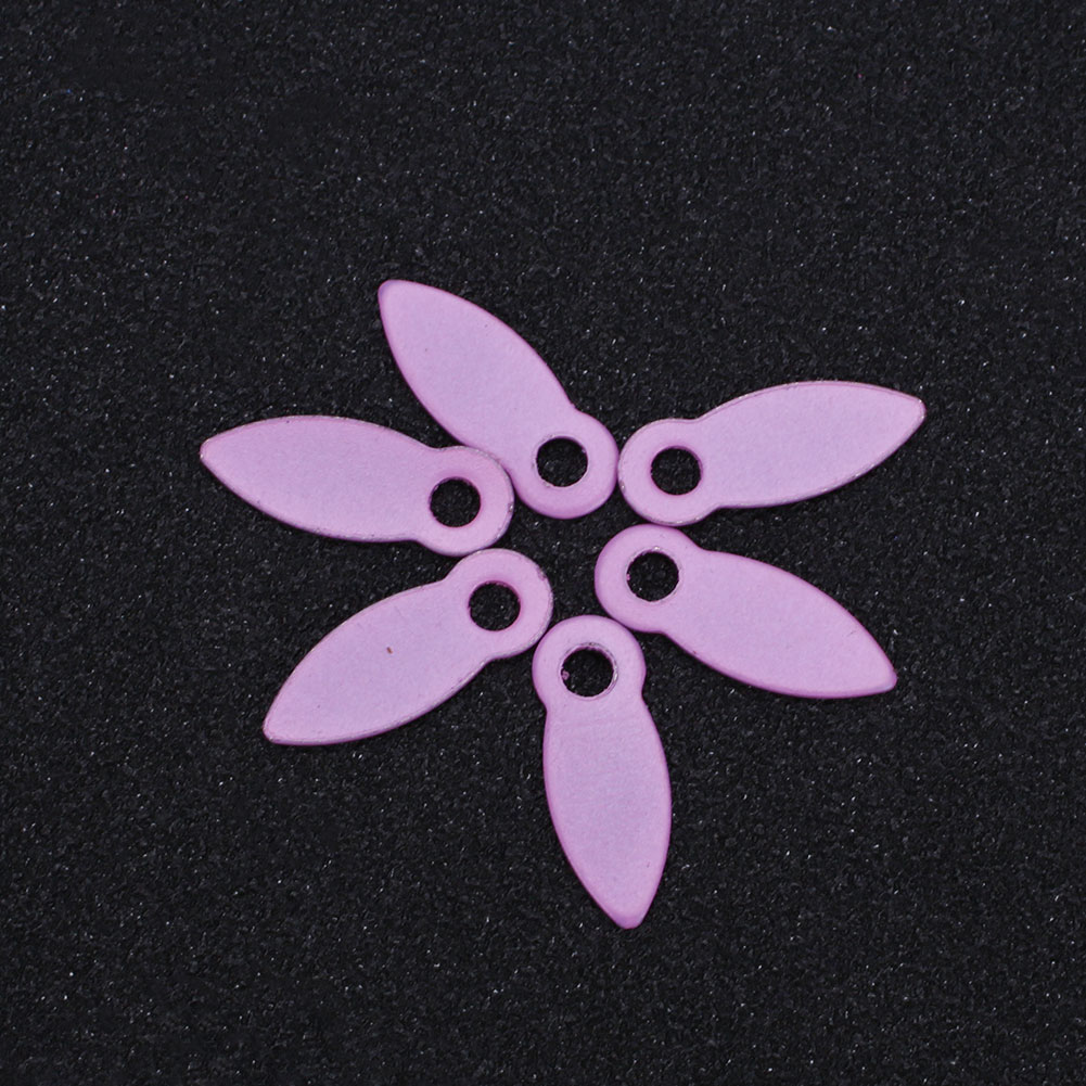 DIY 100 piezas giratoria Brads Scrapbook adornos Decoración Accesorios: Purple