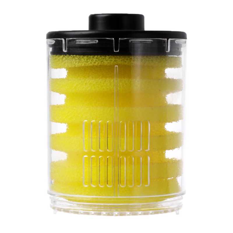 Filtro acuario esponja repuesto caja transparente para filtros esponja bioquímicos para peces agua dulce y salada: Blanco