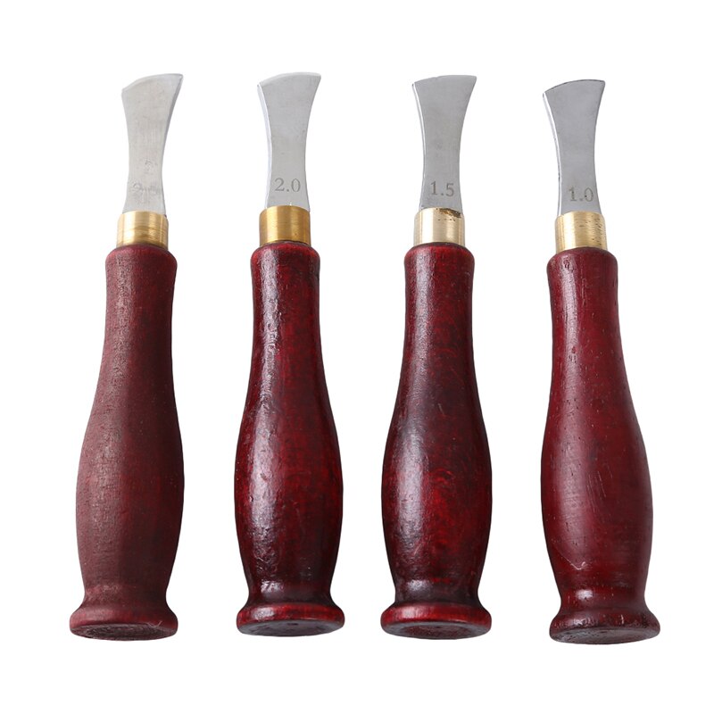 1.0-2.5Mm Lederen Boog Rand Sector Ondiepe Groef Randen Koud En Warm Druk Lijn Punch Inbedding Draad Leathercraft gereedschap 1Pc
