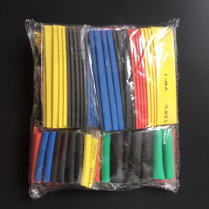 328 Pcs Hittekrimpbuis Isolatie Draad Kabel Mouw Krimpbare Polyolefine Tube Kit Diy Connector Reparatie Accessoires: Default Title