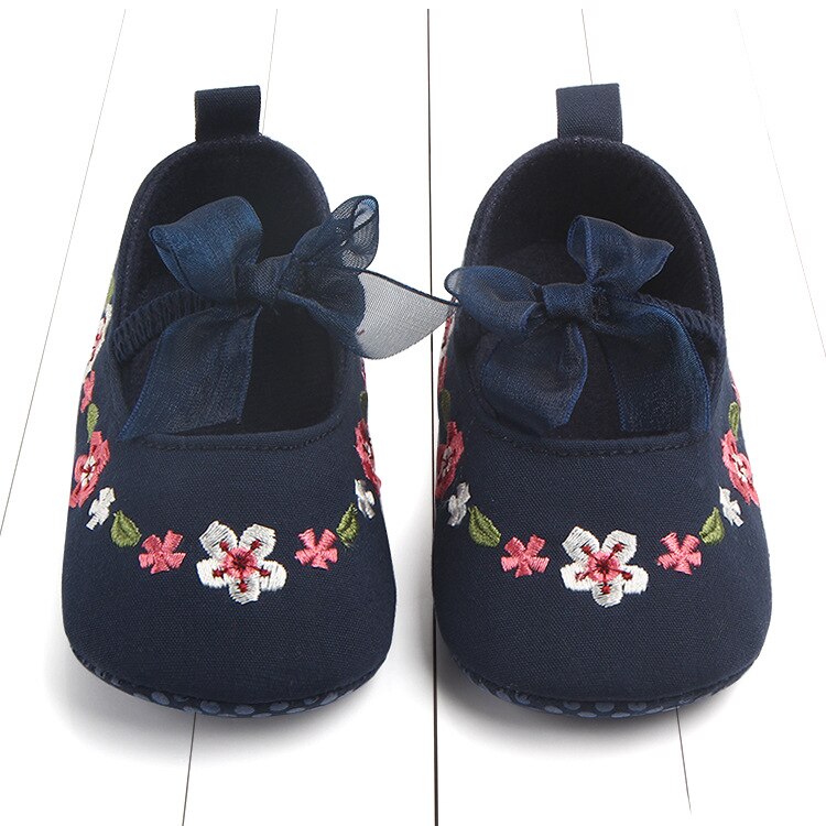 Nyfødte første vandrere toddler sko skridsikre baby piger børn blomster sko prinsesse sko bløde såle børn toddler baby støvler