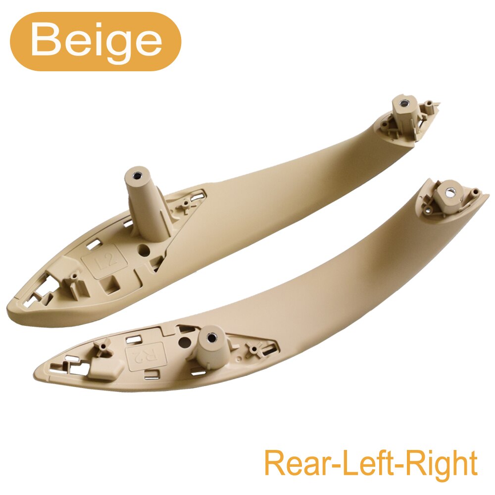 Reposabrazos de puerta Interior izquierda y derecha para BMW, cubierta embellecedora de Panel, para BMW Serie 3, F30, F32, F33, F34, F35, F36, F82: Beige-2pcs-Rear