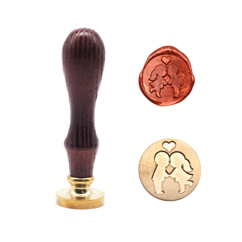Tree Pattern Wax Seal Stamps Retro Happy Birthday Antique Wooden Sealing Scrapbooking Sollos stempel Craft Wedding Decorative