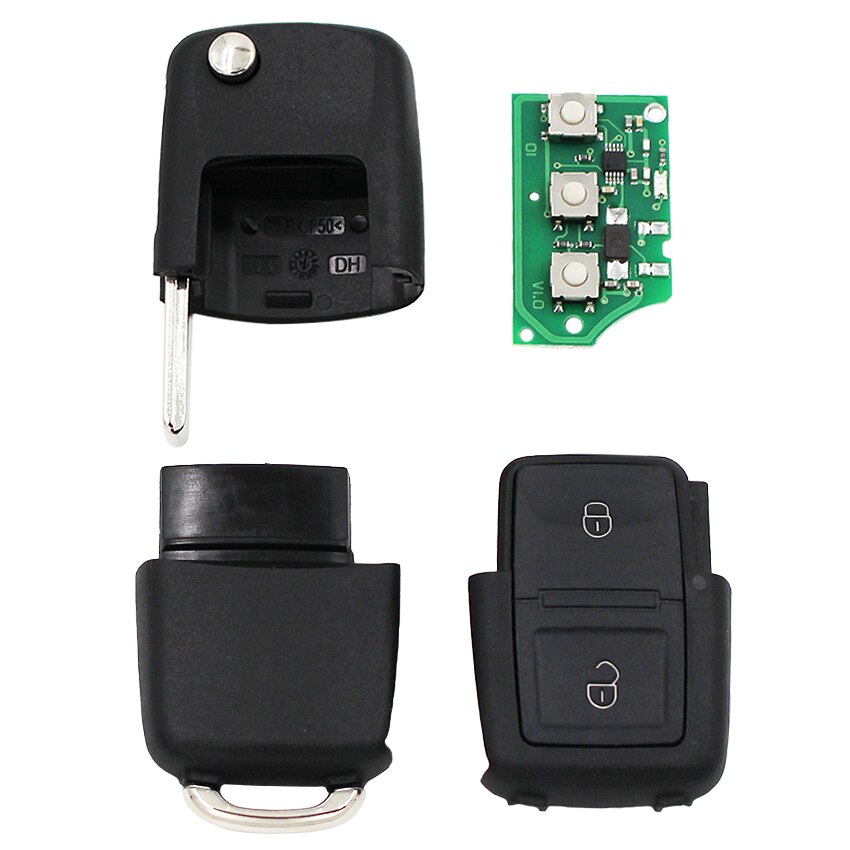 2 buttons Remote control key Fob 433 MHZ 7M3 959 753 for Volkswagen some Sharan model (2004 +) with ID48 Chip