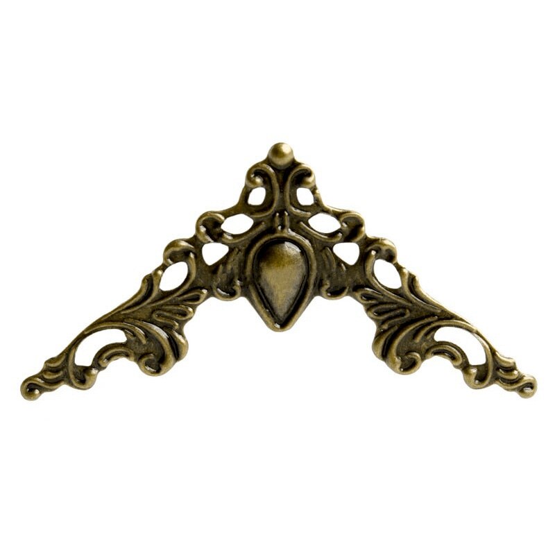 10 Stks/partij Metalen Hoek Beugels Goud Brons Kleur 40Mm Hoek Beugels Voor Fotolijst Meubels Hoek Protector Decoratieve: A
