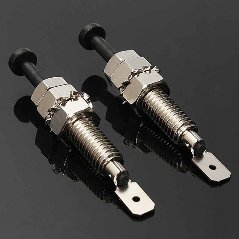 Interruptor de Pin de puerta para capó de coche, alarma ajustable de seguridad para camión, tornillo Universal, 2 uds.