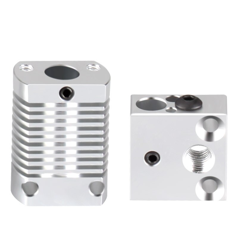 3D Printer Koellichaam Aluminium Koelblok Voor CR10 S 3D Printer Onderdelen MK10 Extruder Verwarming Blok 27*20*12 Mm