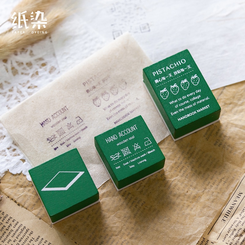 Vintage stemming record kalender bon stempel diy houten rubber stempels voor scrapbooking briefpapier scrapbooking standaard stempel