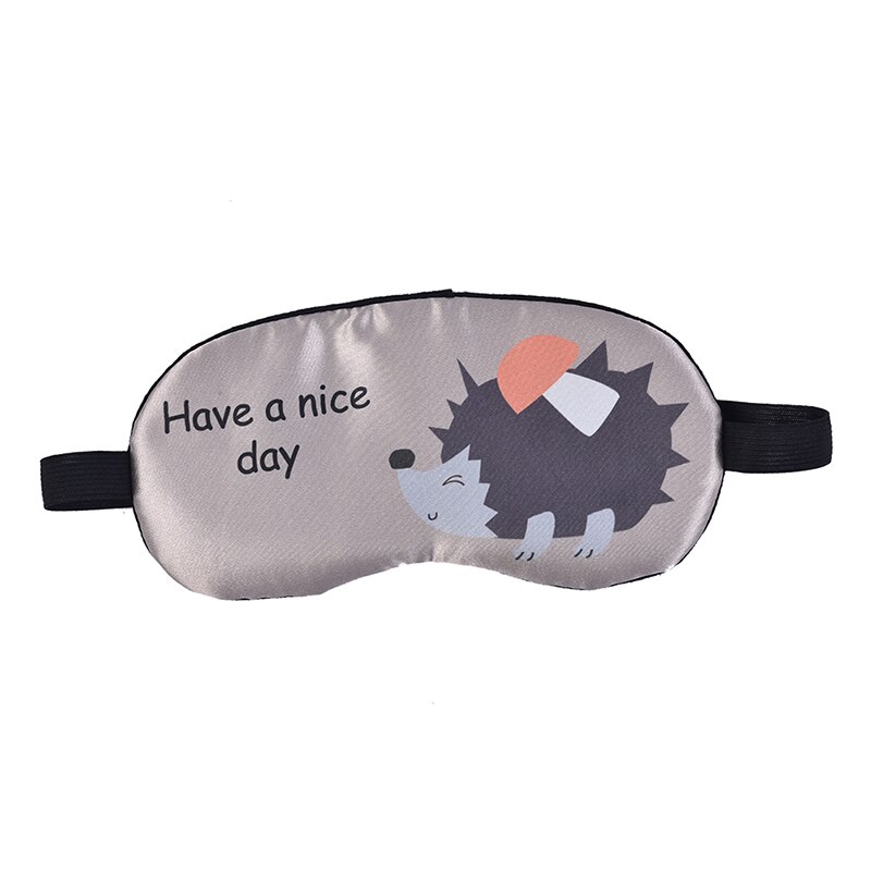 Slaapmasker Blinddoek Shading Oogmasker Katoen Creatieve Mooie Eyepatch Eye Cover Travel Relax Sleep Aid Slaapmasker 1Pcs: B