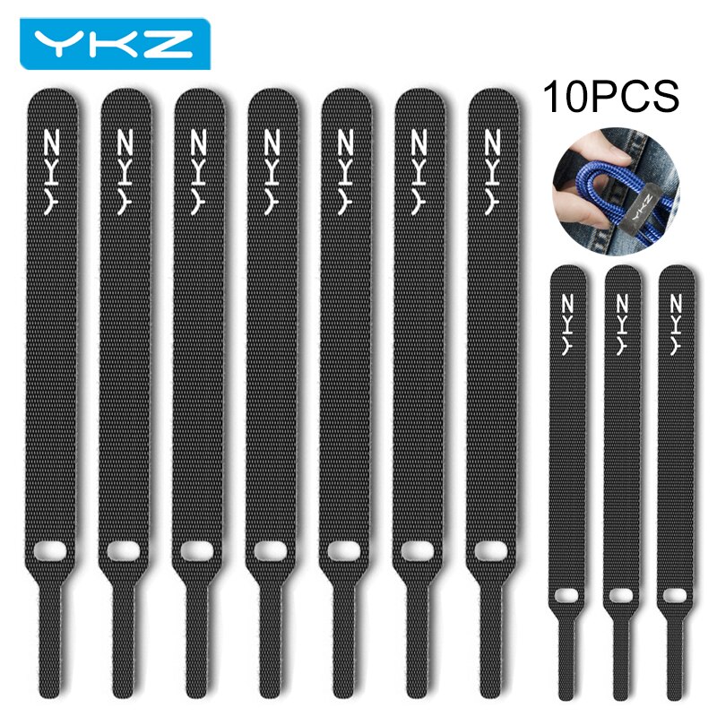 YKZ 10PCS Cable Organizer Wire Winder Cable Holder 15cm Mouse Cords Earphone HDMI Aux USB Cable Management Wire Cable Protector