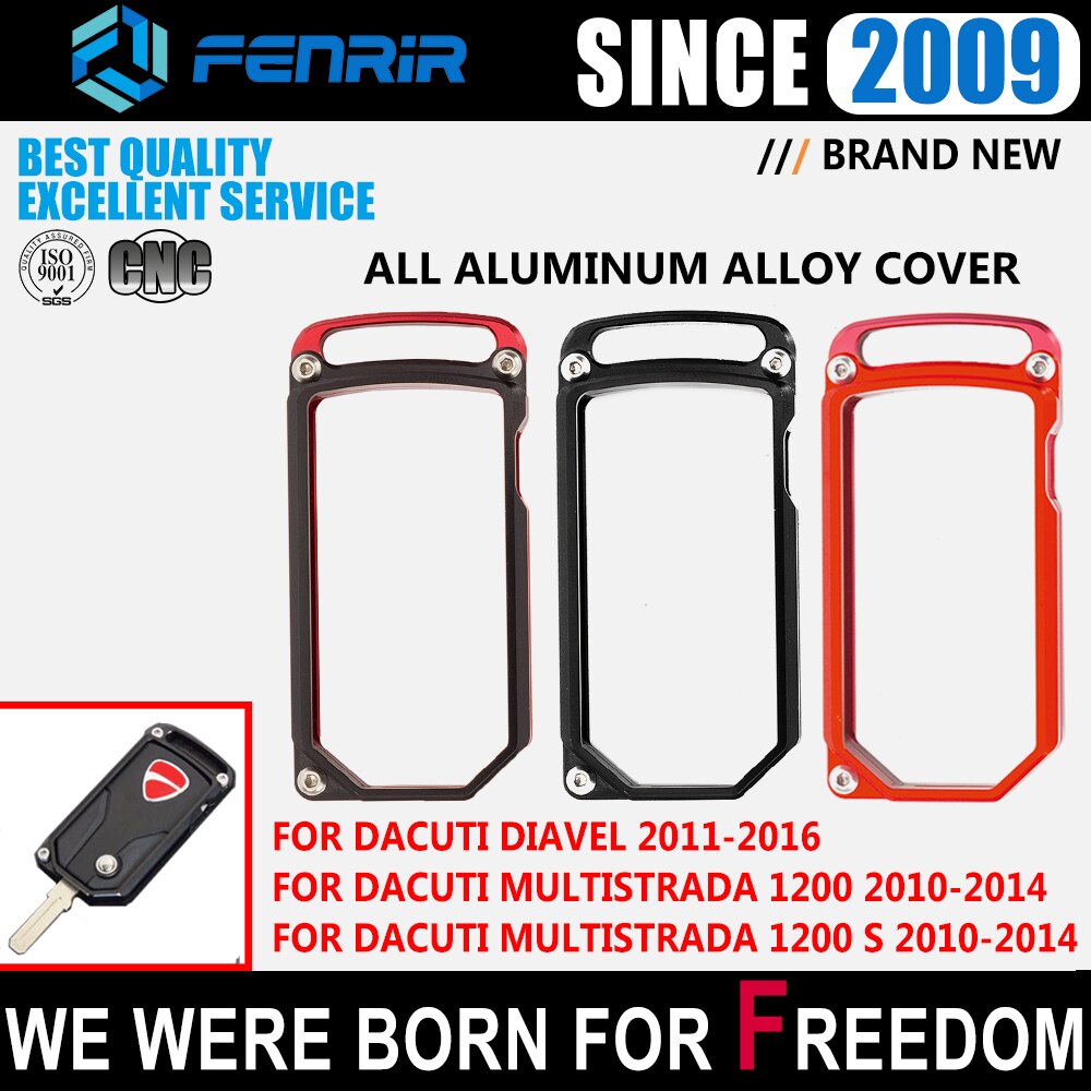 FENRIR Motorcycle CNC Key Case Cover for Ducati Diavel Multistrada 1200 / 1200 S