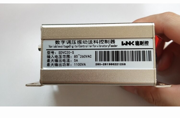 Steady and Control Intelligent Automatic Feeder Vibration Plate Controller CUN-sdvc20-S Digital Pressure Feeder