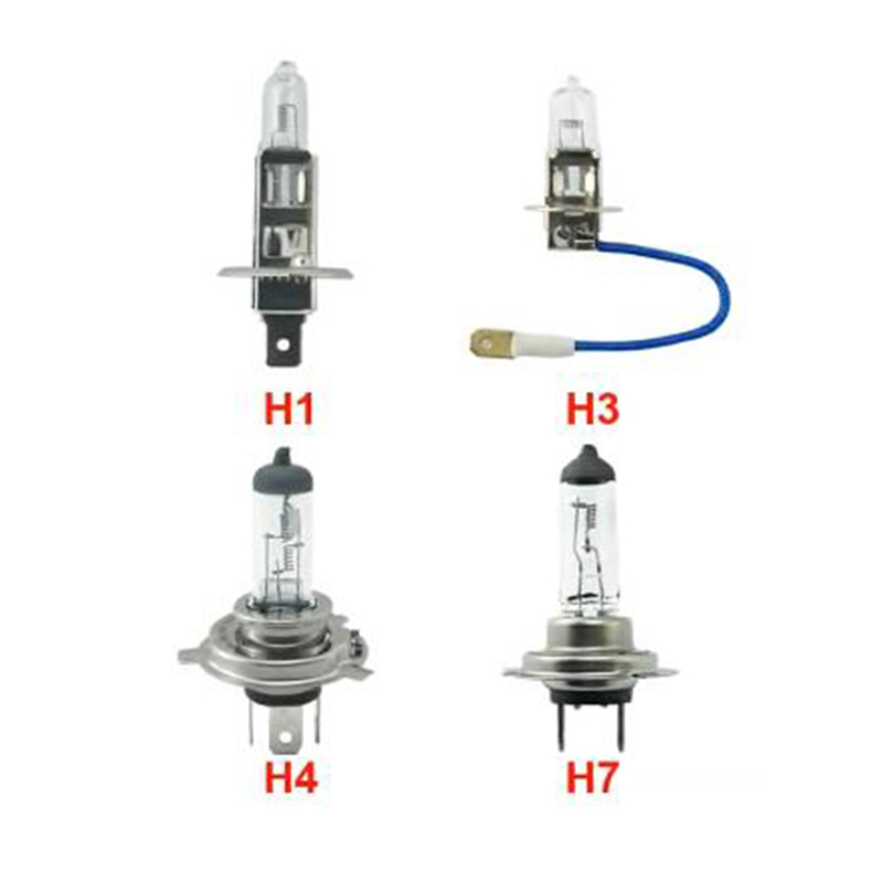 2 pezzi H4 H7 H1 H3 100W 4300K lampadina alogena per auto lampadina bianca calda H7 luci allo xeno lampada 12V