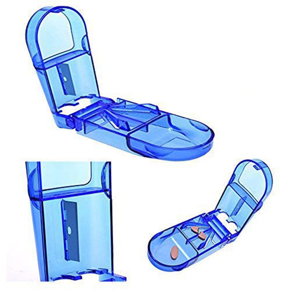 Coupeur de pilule médecine Cutter médecine fente médecine boîte Portable médecine Portable petite boîte à médicaments boîte à médicaments