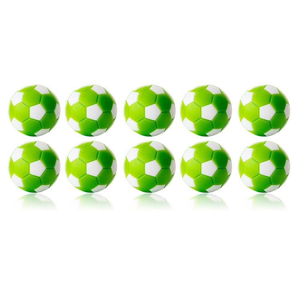 Ball fußBall robertson grün weiß 24gr 35mm 10 Stck