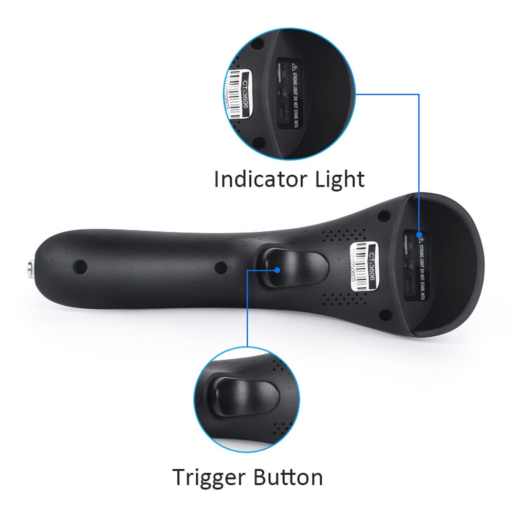 RF1000G Draadloze Barcode Scanner Handheld Wechat Scanner Reader voor Mobiele Betaling Computer Screen Supermarkt Retail