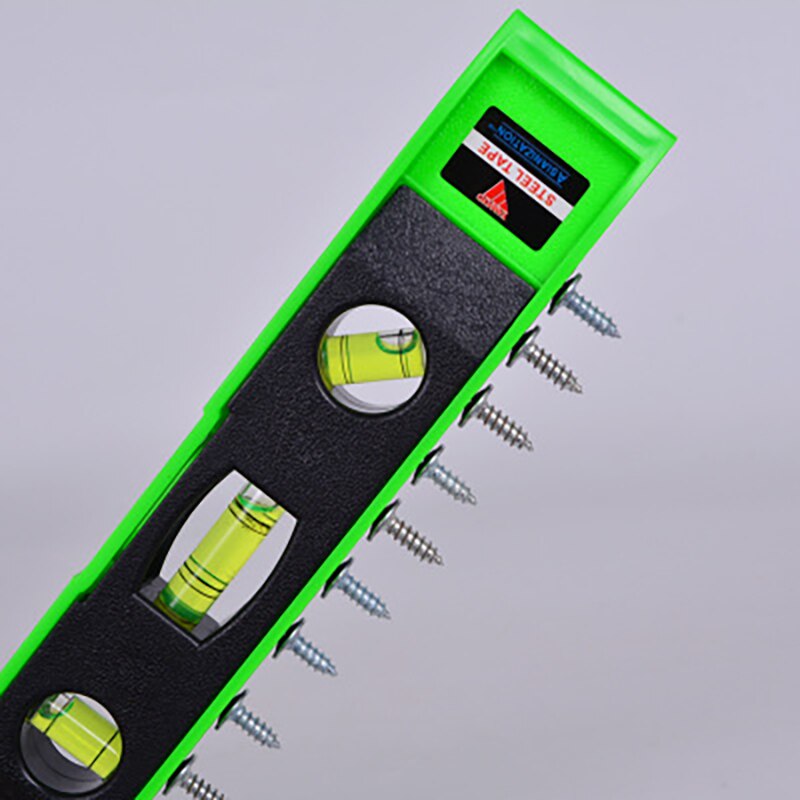 3 Bubble Spirit Level Portable Level Ruler Bubble Ruler Magnetic ABS Shell Vertical Horizontal Bubble Level Pocket Level Tool