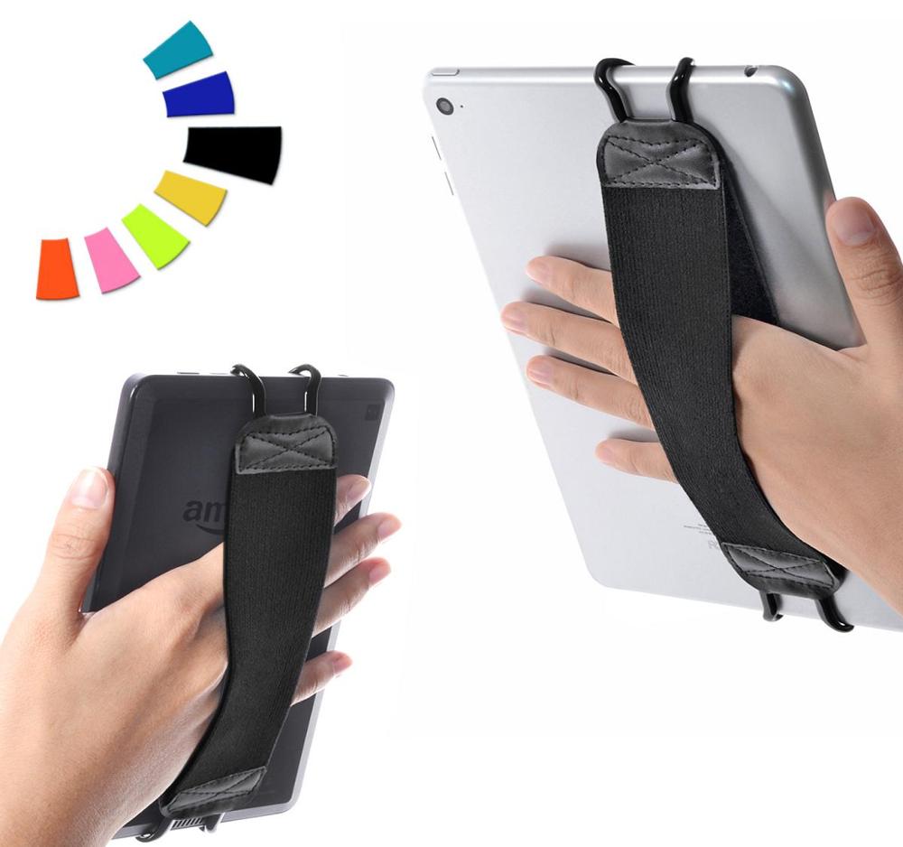 TFY Hand Strap Holder Stand for Tablets & iPads: Black