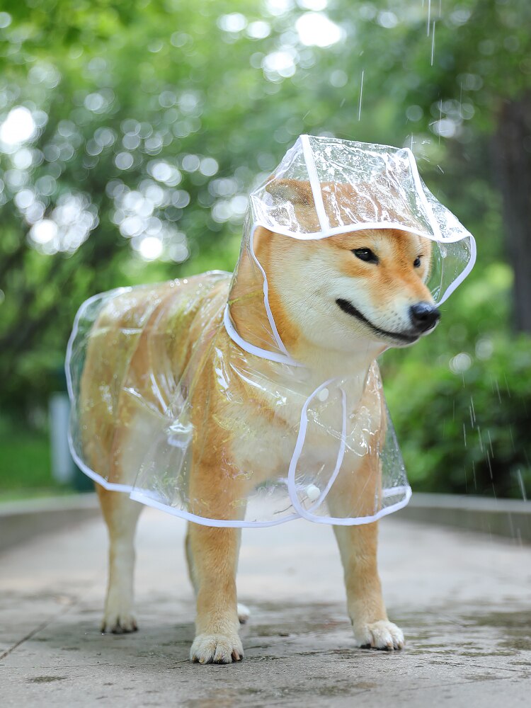 Dog Raincoat Pets Rain Coat Dog Waterproof Dog Coat Dog Large Big Dog Clothes Dog Umbrella For Dog Dog Rain Coat Dog Clothes