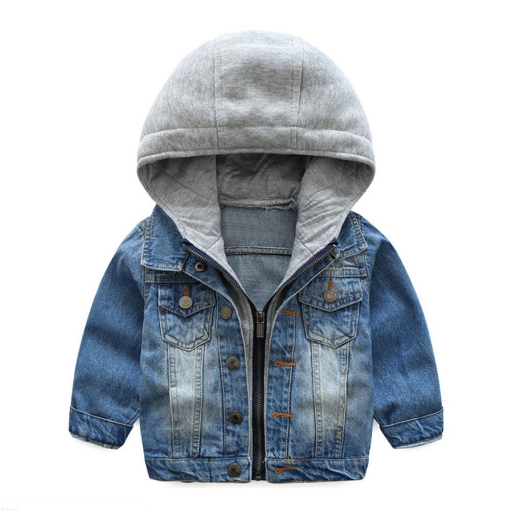 Autunno primavera bambini bambini giacca di jeans cappotti Casual cotone manica lunga abiti ragazzi ragazze Denim capispalla Costume 4 8 12 16 Y: 140(130-140CM)