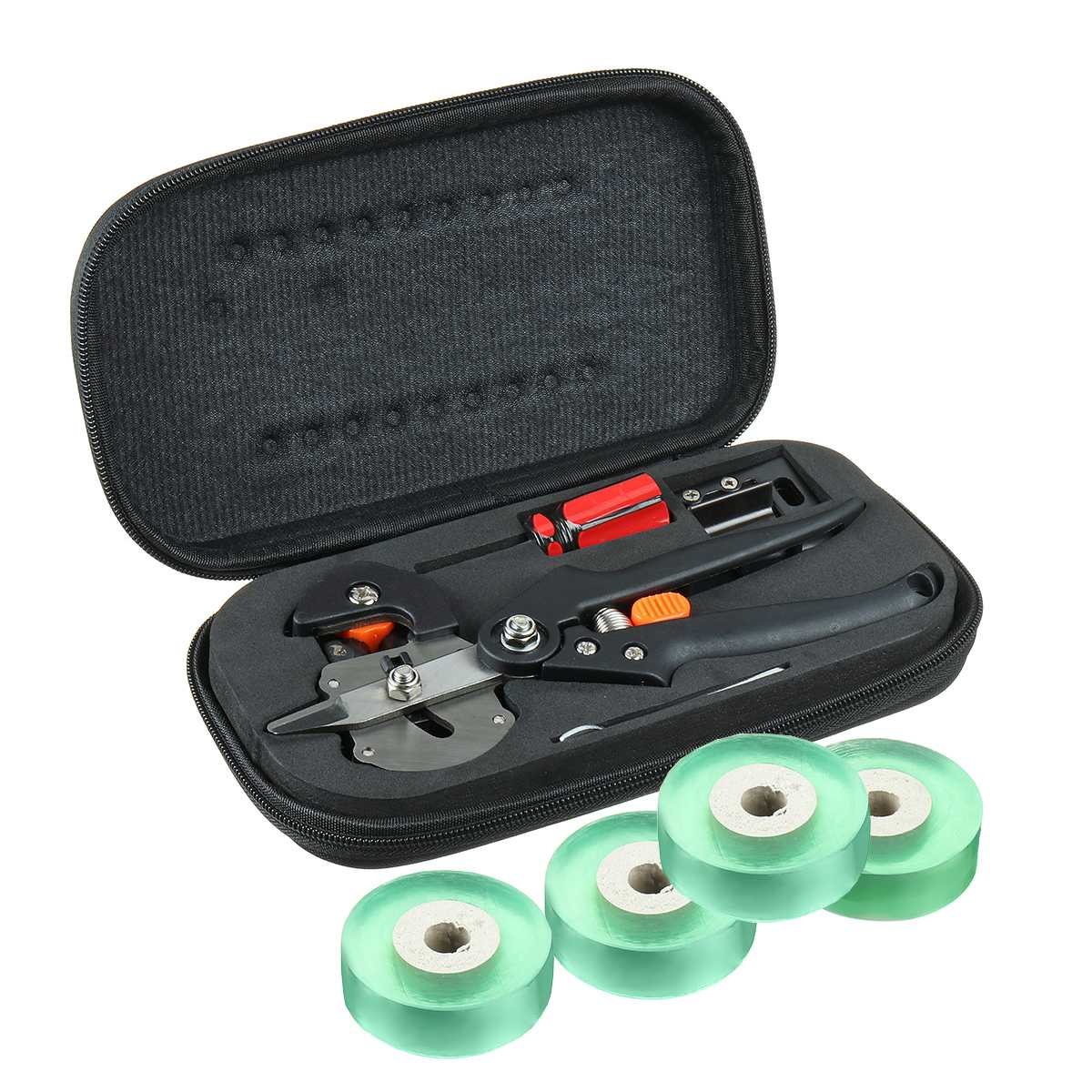 Garden Fruit Tree Pruning Shears Scissor Grafting Cutting Tool set with 2x2cm Graft Film Tape pruner Cutting Tool: Type 2