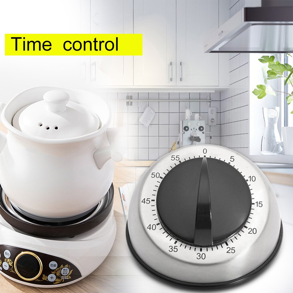 Long Ring Bell Alarm Loud 60-Minute Kitchen Timer Countdown Magnetic Timer Mechanical Cuisine Accessoires De Cuisine Outils