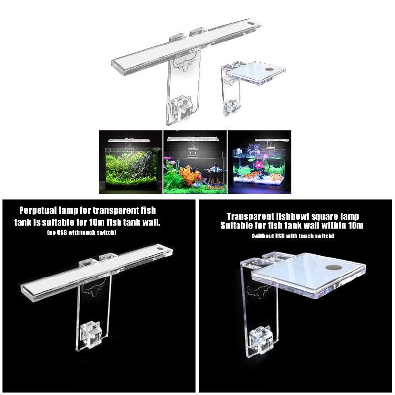 Led Aquarium Lamp Plantaardige Licht Past Tanks 3-8Mm Dikte Aquatic Lamp Aquarium Beugel Licht B99