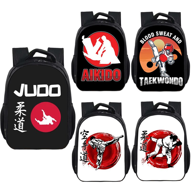 Judo aikido taekwondo rugzak kinderen schooltassen jongens meisjes schoolrugzak kinderen kleuterschooltas boekentas reistas