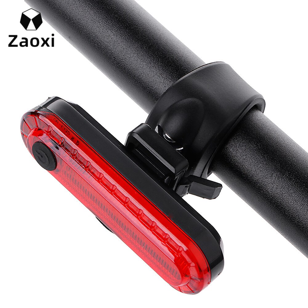 Zaoxi Usb Oplaadbare Voor Achter Fiets Licht Batterij Led Fiets Achterlicht Fietshelm Light Fiets Tail Accessoires L188