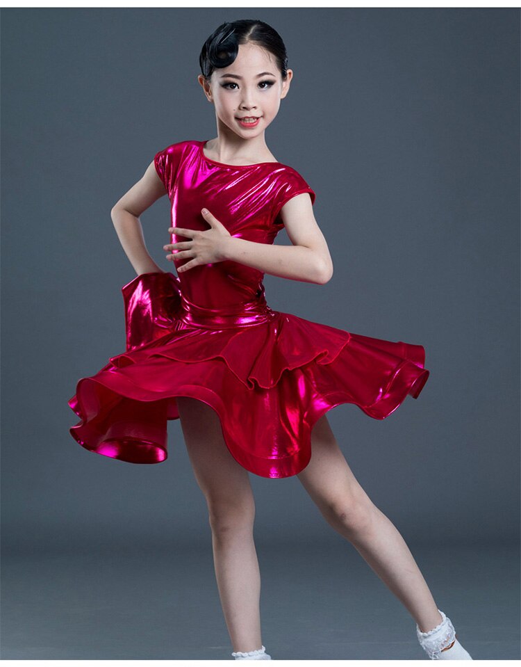 Meisje Latin Dans Jurk Voor Kinderen Concurrentie Latin Dance Kleding Voor Meisjes Ballroom Jurk Kinderen Kid Dansen Kostuums